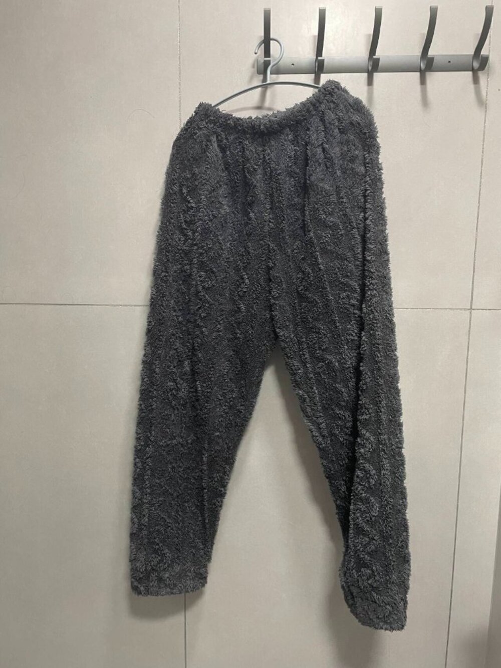 Charcoal Fuzzy Lounge Pajama Pants